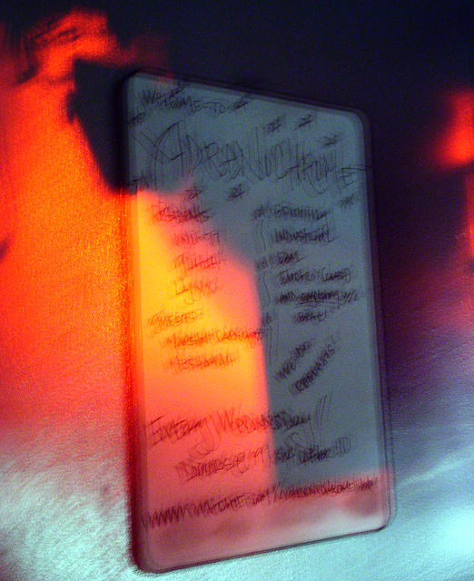 blurred sign