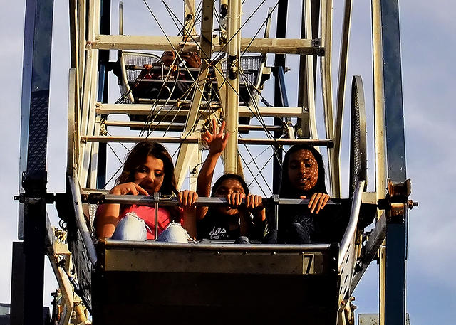 A-Trio on Ferris Wheel