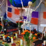 Altar With Dancing Skeletons