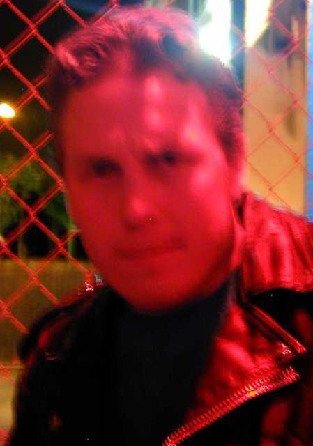 Dave scowl in pink