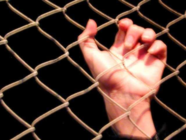 hands caged